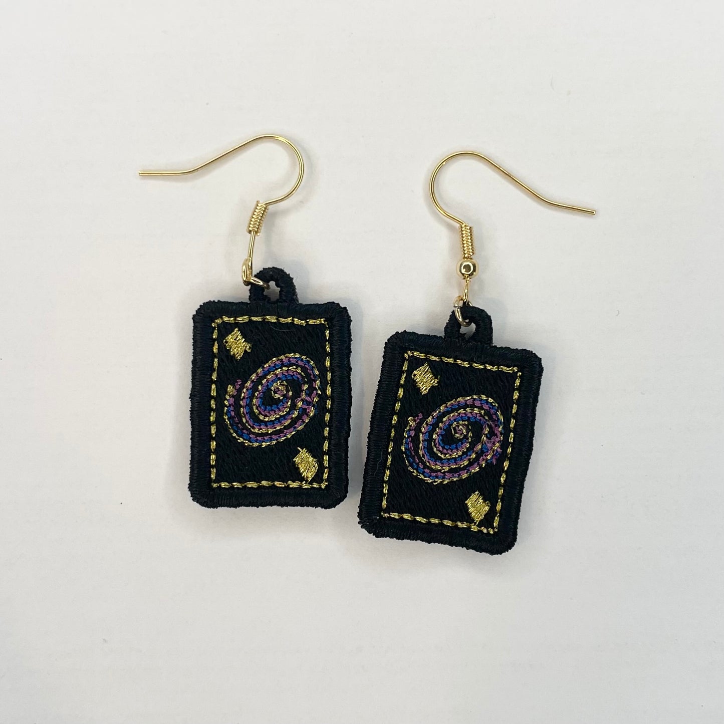 Galaxy Card Earrings