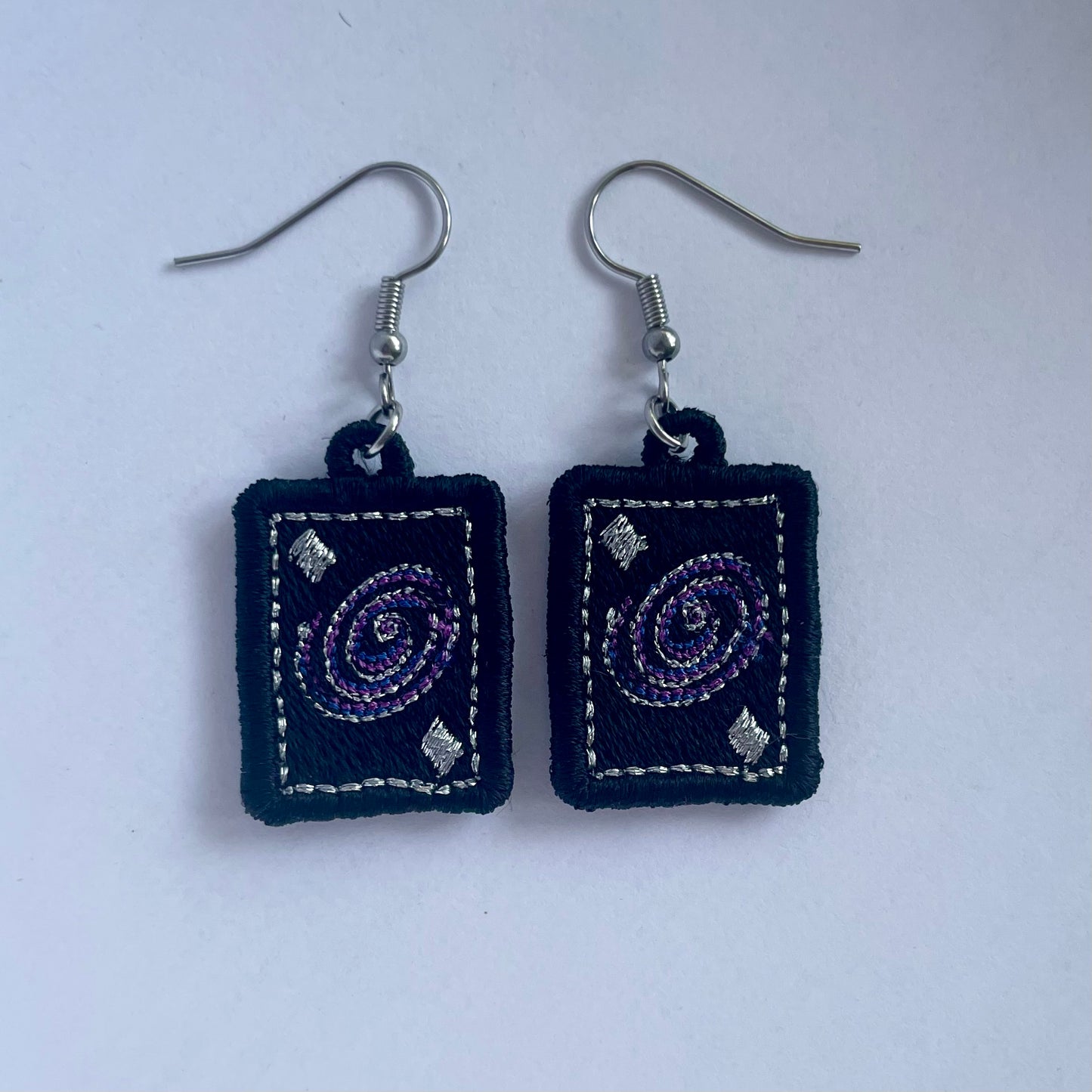 Galaxy Card Earrings