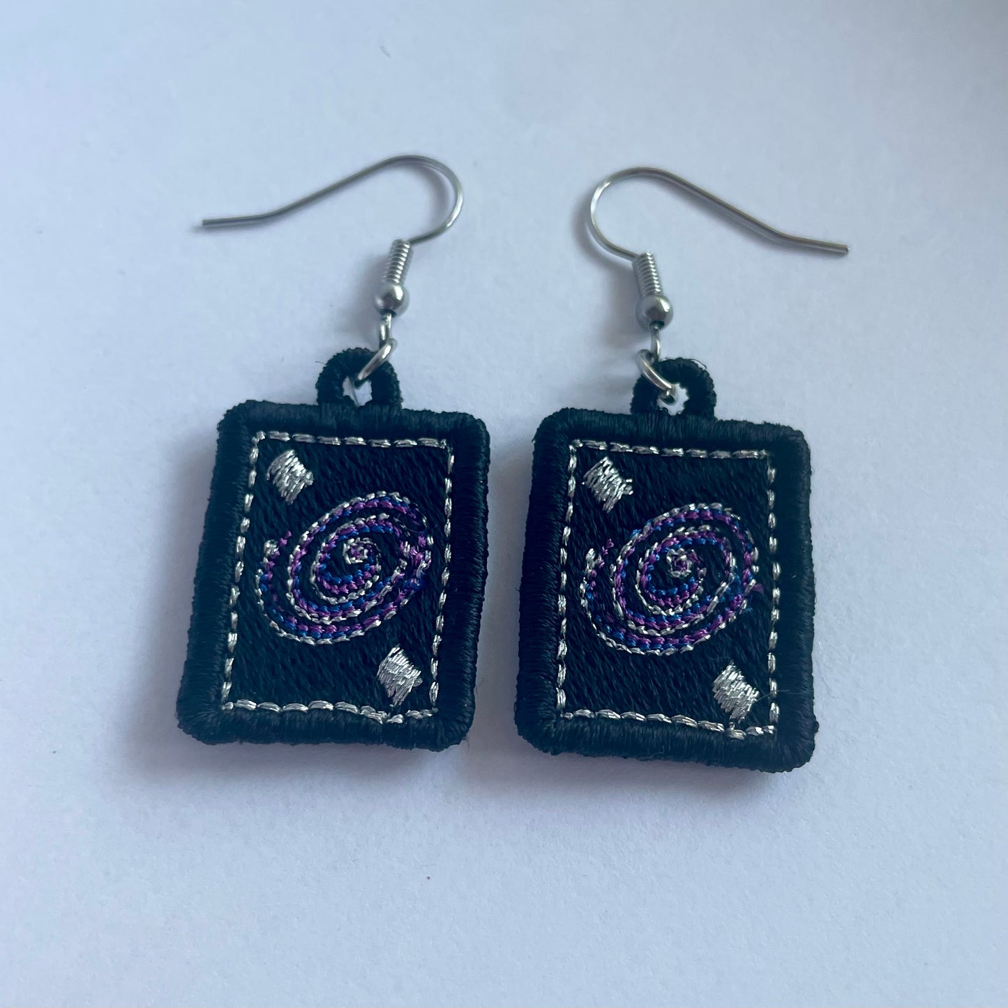 Galaxy Card Earrings