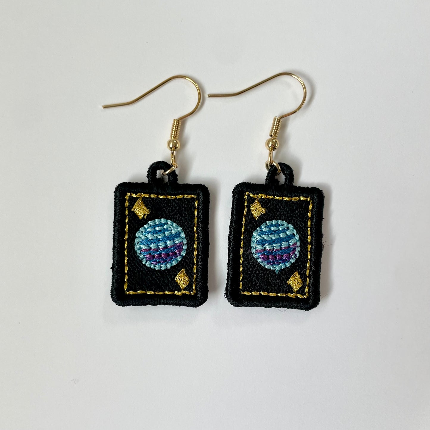 Neptune Card Freestanding Earring Charm