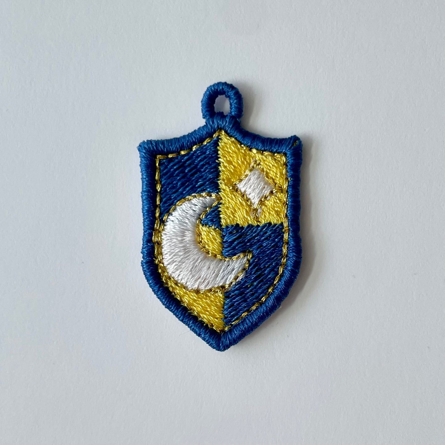 Moon Medieval Shield - Freestanding Charm