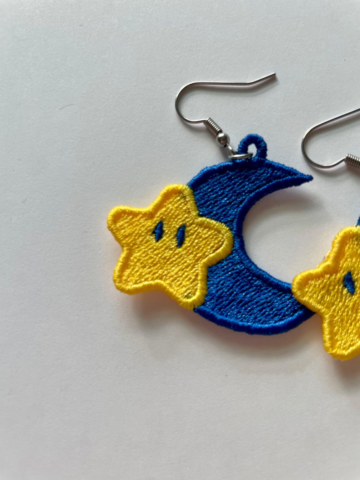 Star and Moon Freestanding Earring Charm