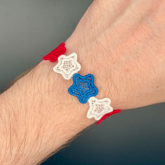 Stars Bracelet Freestanding Lace