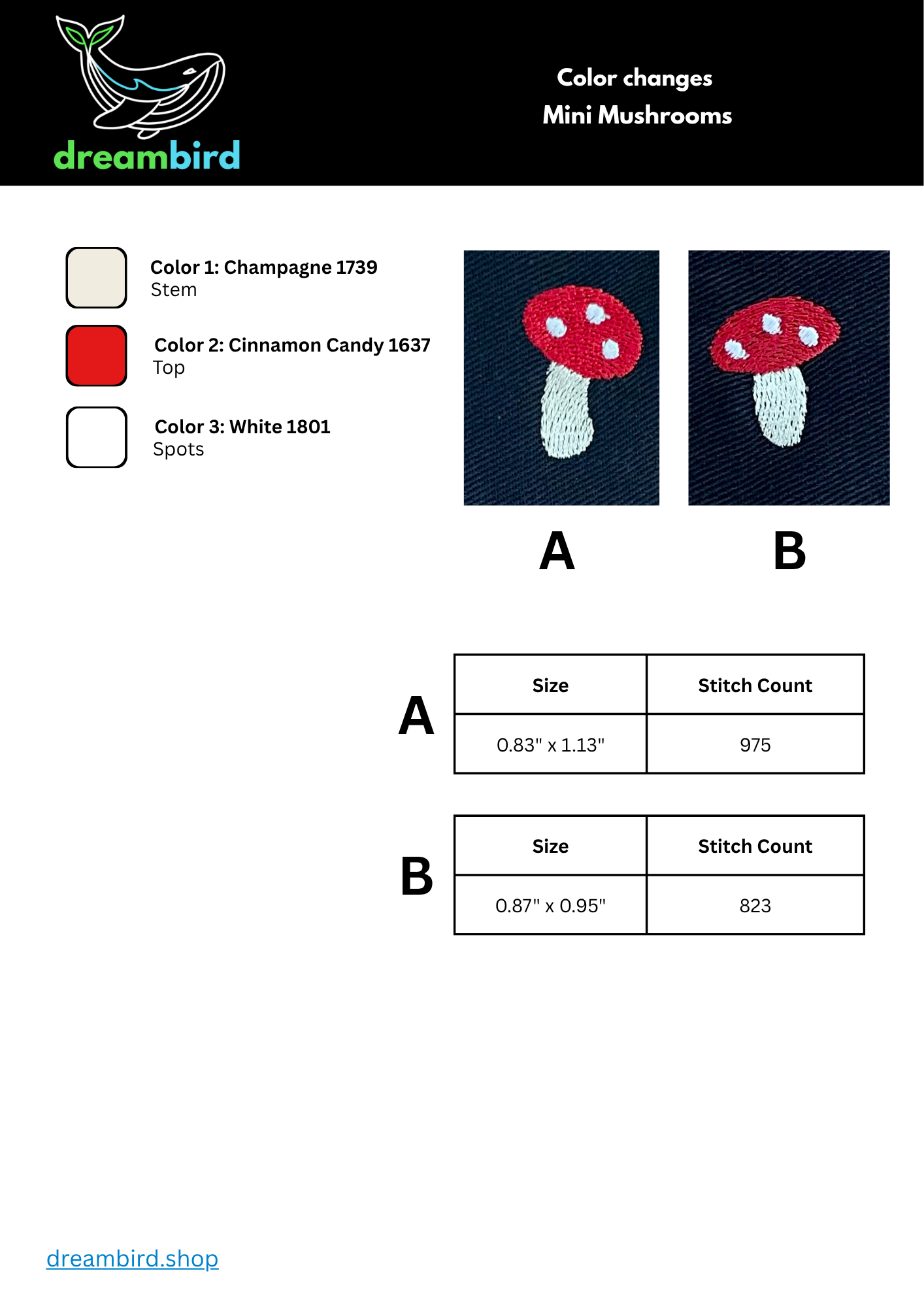 Mini Mushrooms (2-pack)