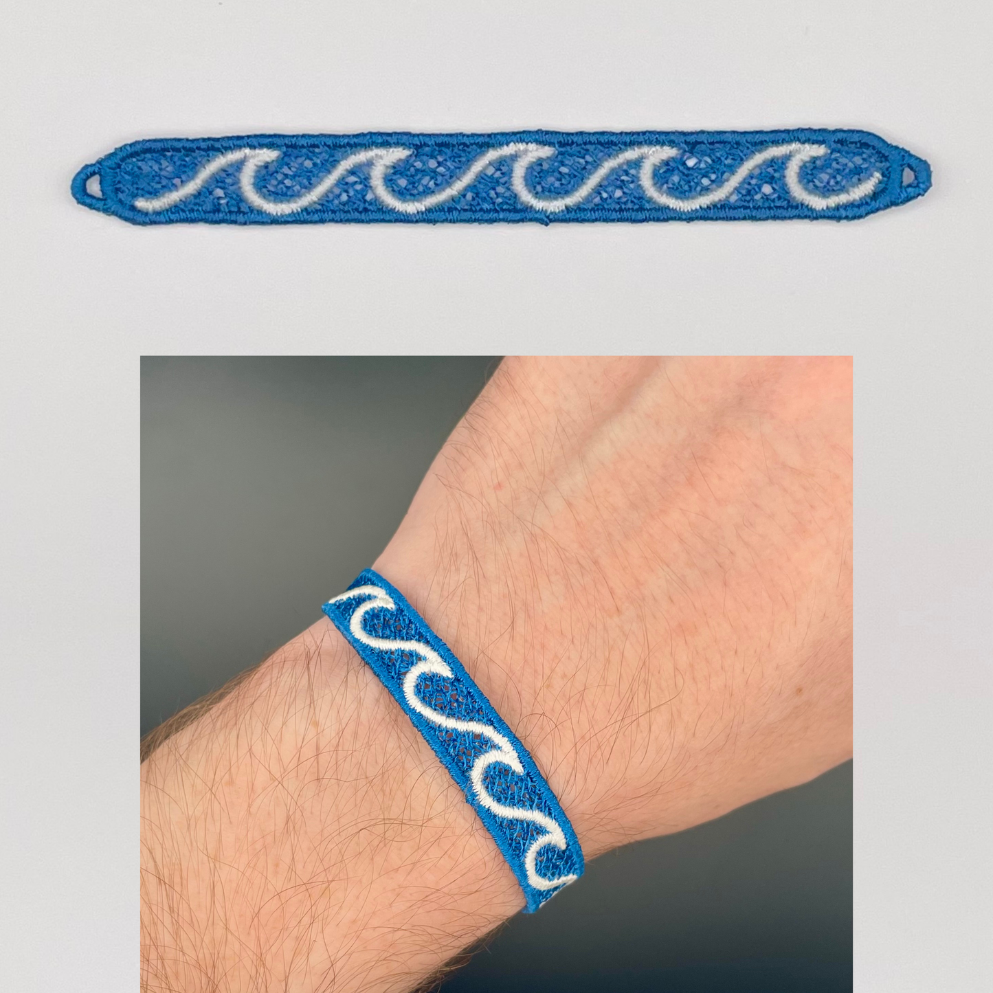 Wave Bracelet Freestanding Lace