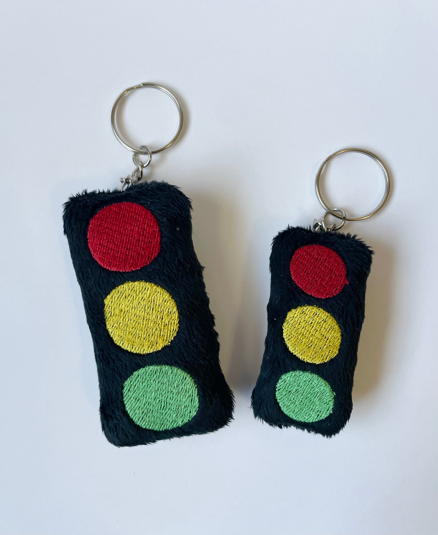 Traffic Signal - Plush Keychain