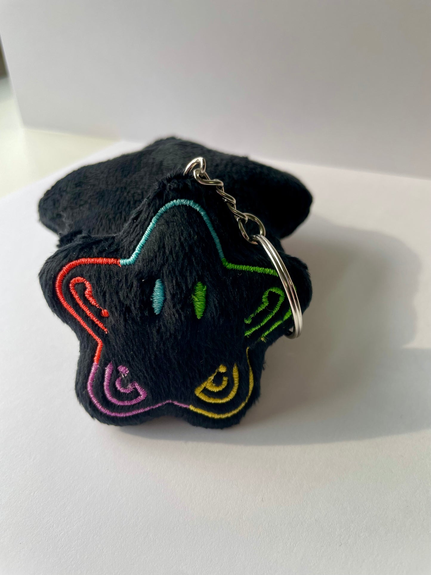 Glitch Star Plush Keychain