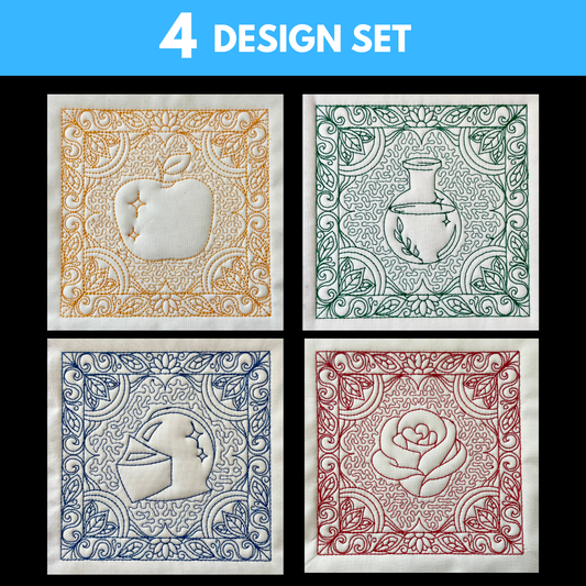 Enchanted Quilting (Set of Four)