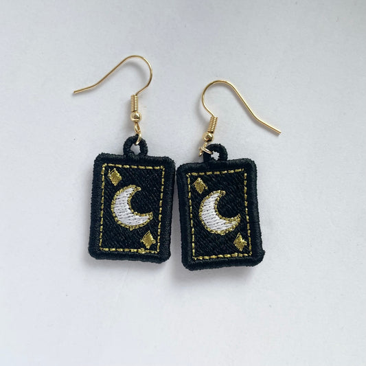 Moon Card Earrings