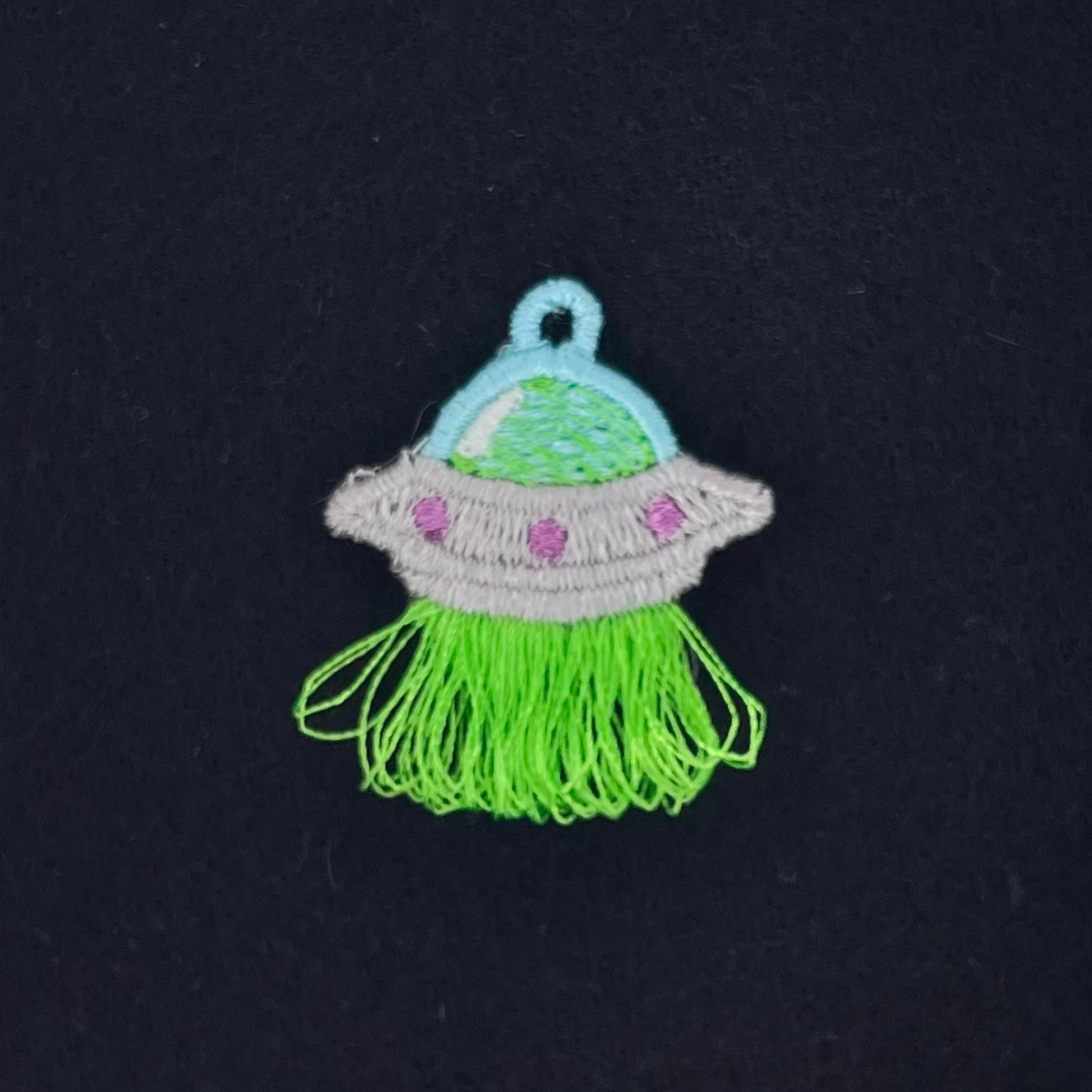 Fringe UFO Freestanding Lace Charm