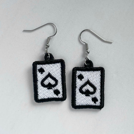 Spade Playing Card Freestanding Charm