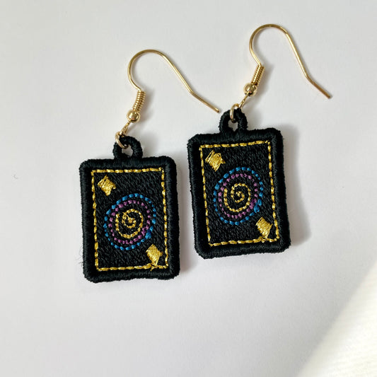 Galaxy Card Freestanding Earring Charm