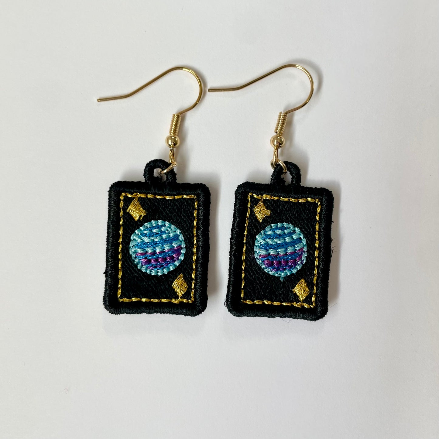 Neptune Card Freestanding Earring Charm