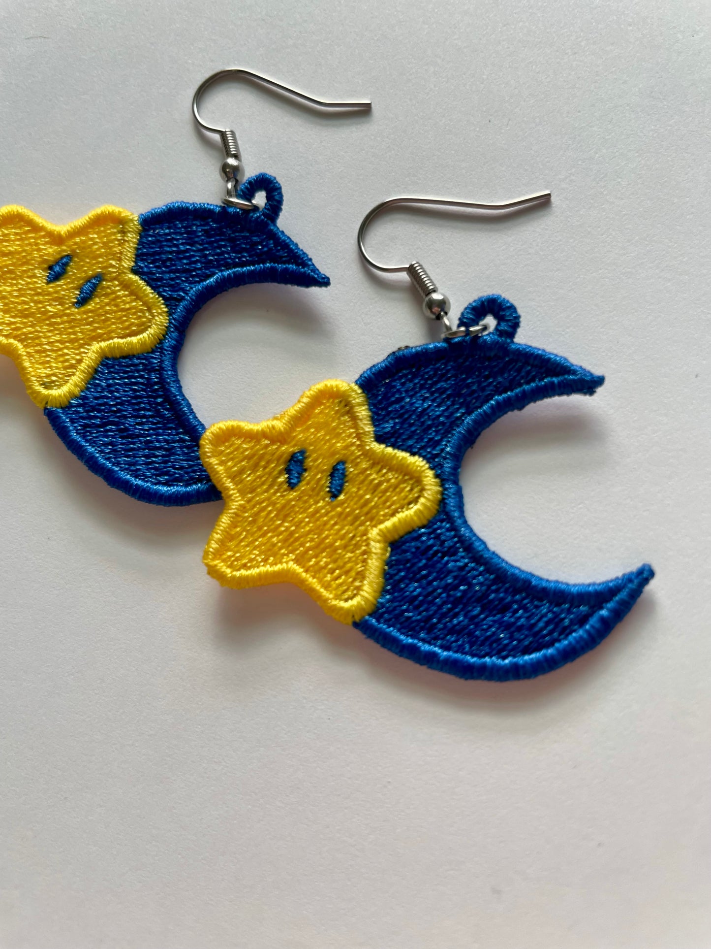 Star and Moon Freestanding Earring Charm