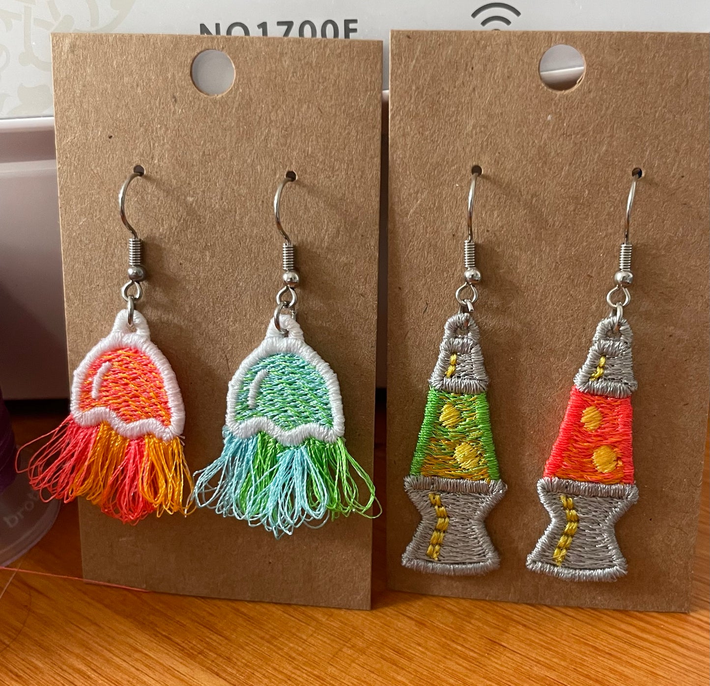 Fringe Jellyfish Freestanding Charm