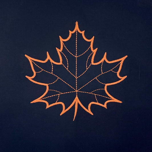Maple Leaf Fall Applique