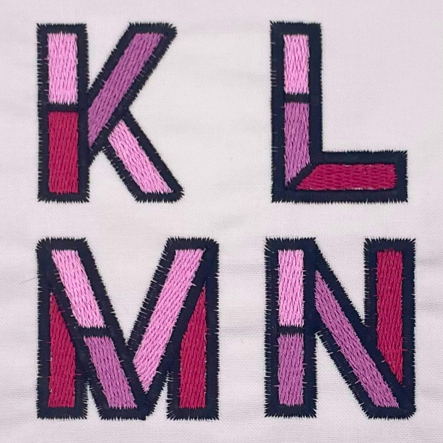 Stained Glass Font (1" - 3.5")