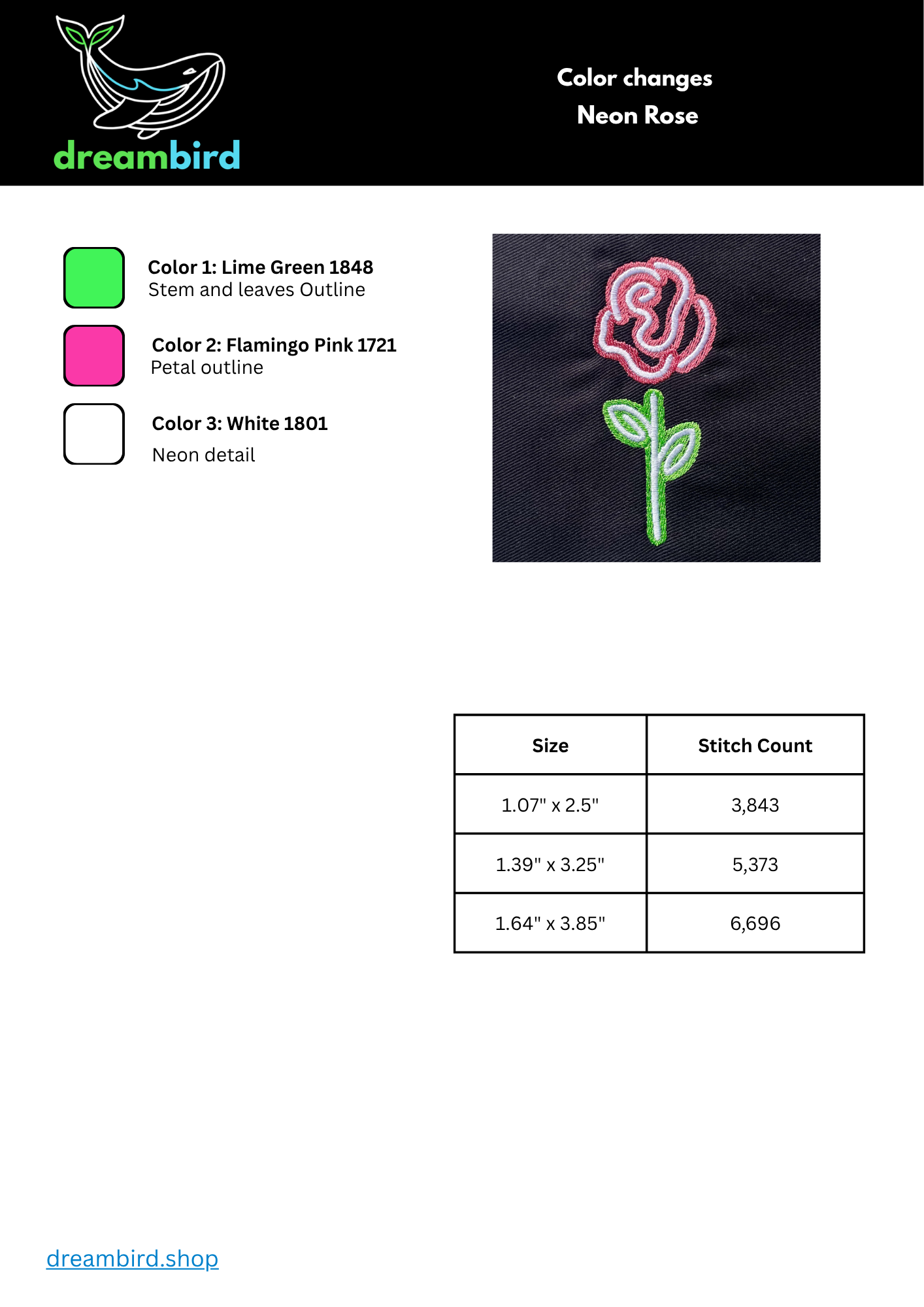 Neon Rose