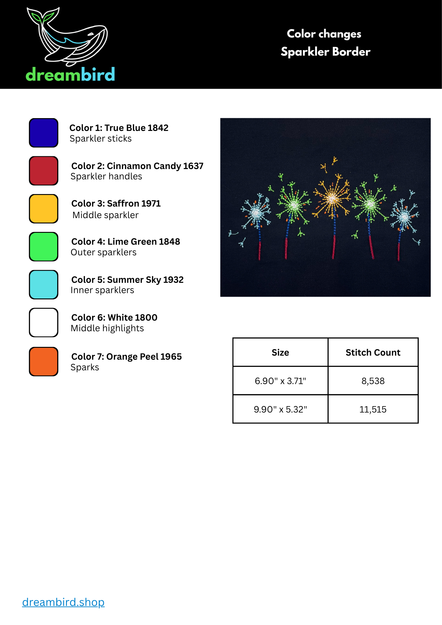 Sparkler Border