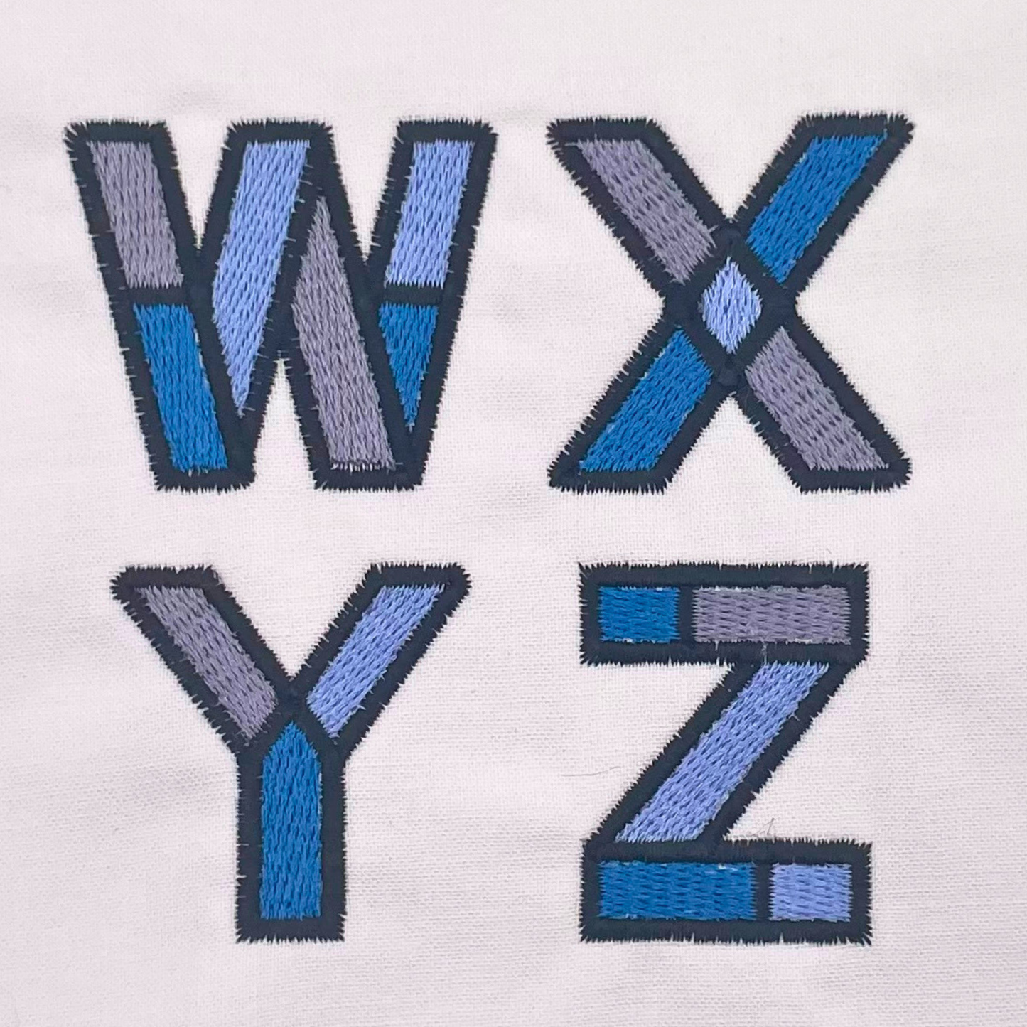 Stained Glass Font (1" - 3.5")