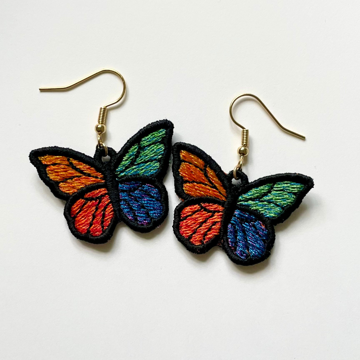 Rainbow Butterfly Freestanding Charm